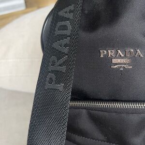 Black Backpack with Silver Hardware #unisex